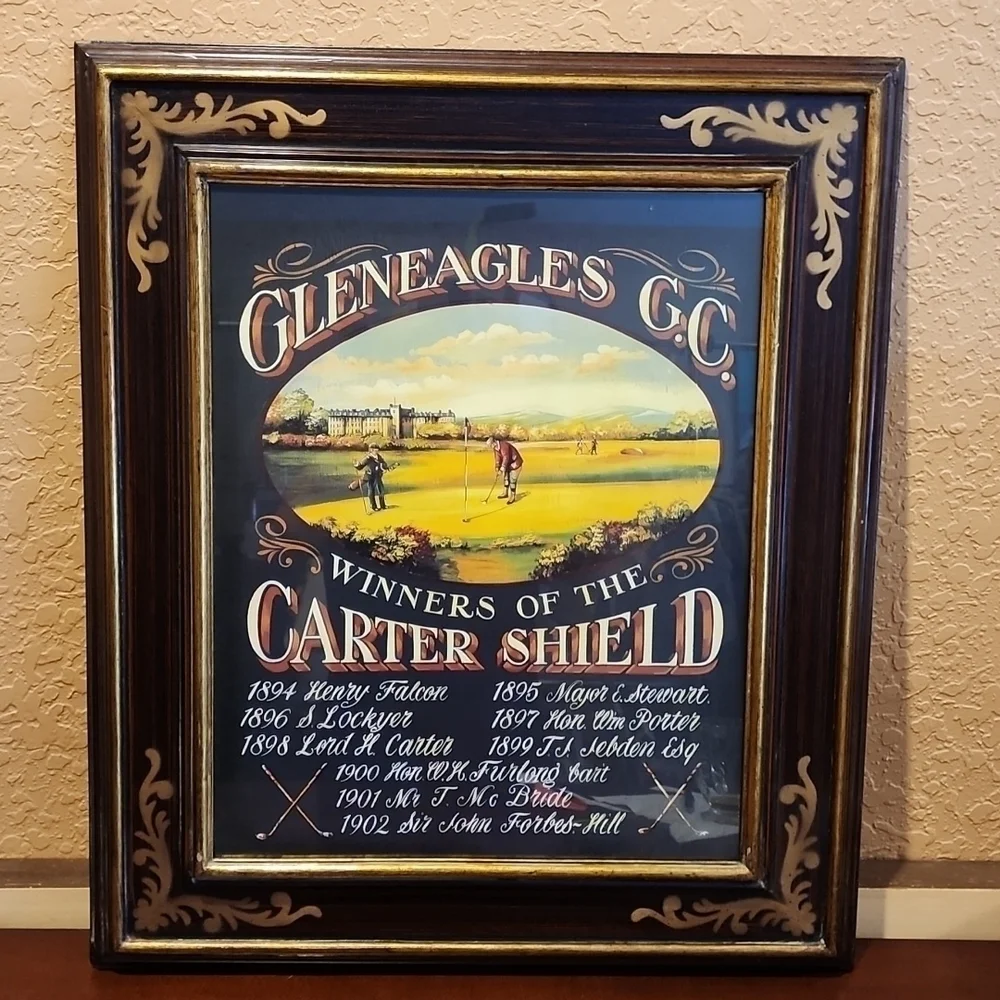 VINTAGE GOLF ART - Picture 2 of 4